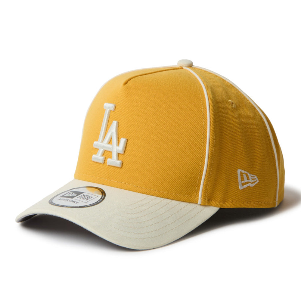 New Era Los Angeles Dodgers Pipping Two Tone Gold 9FORTY Adjustable Cap