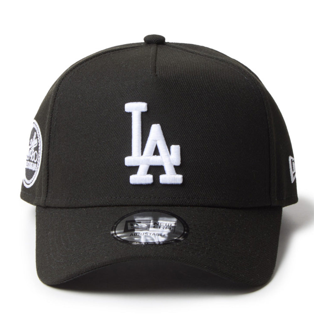 Los Angeles Dodgers Black and White 9FORTY A-Frame Adjustable Cap