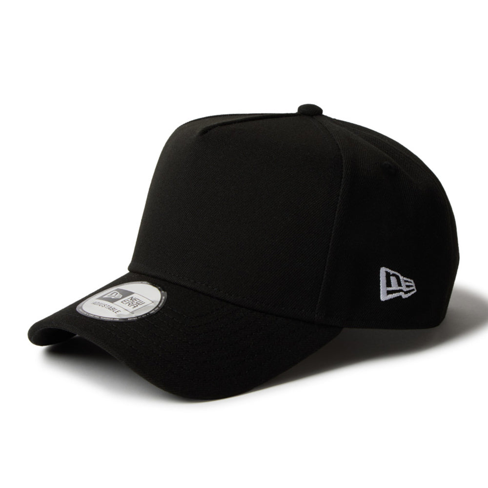 New Era Wordmark Essential Black 9FORTY A-Frame Snapback Cap