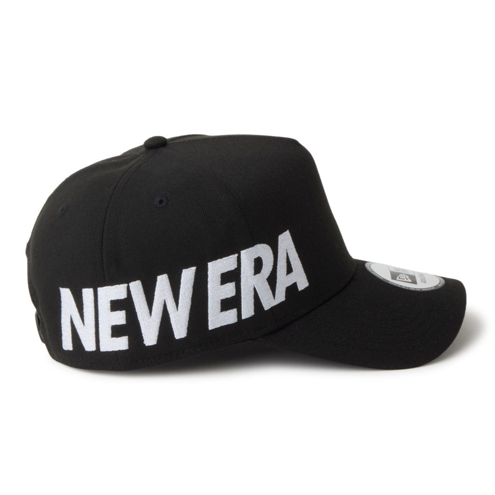 New Era Wordmark Essential Black 9FORTY A-Frame Snapback Cap