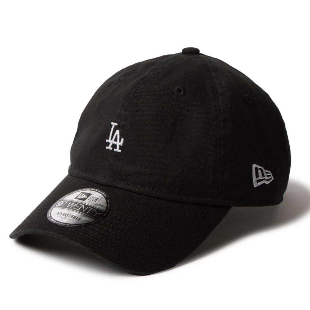 New Era Los Angeles Dodgers Mini Logo Black 9TWENTY Adjustable Cap