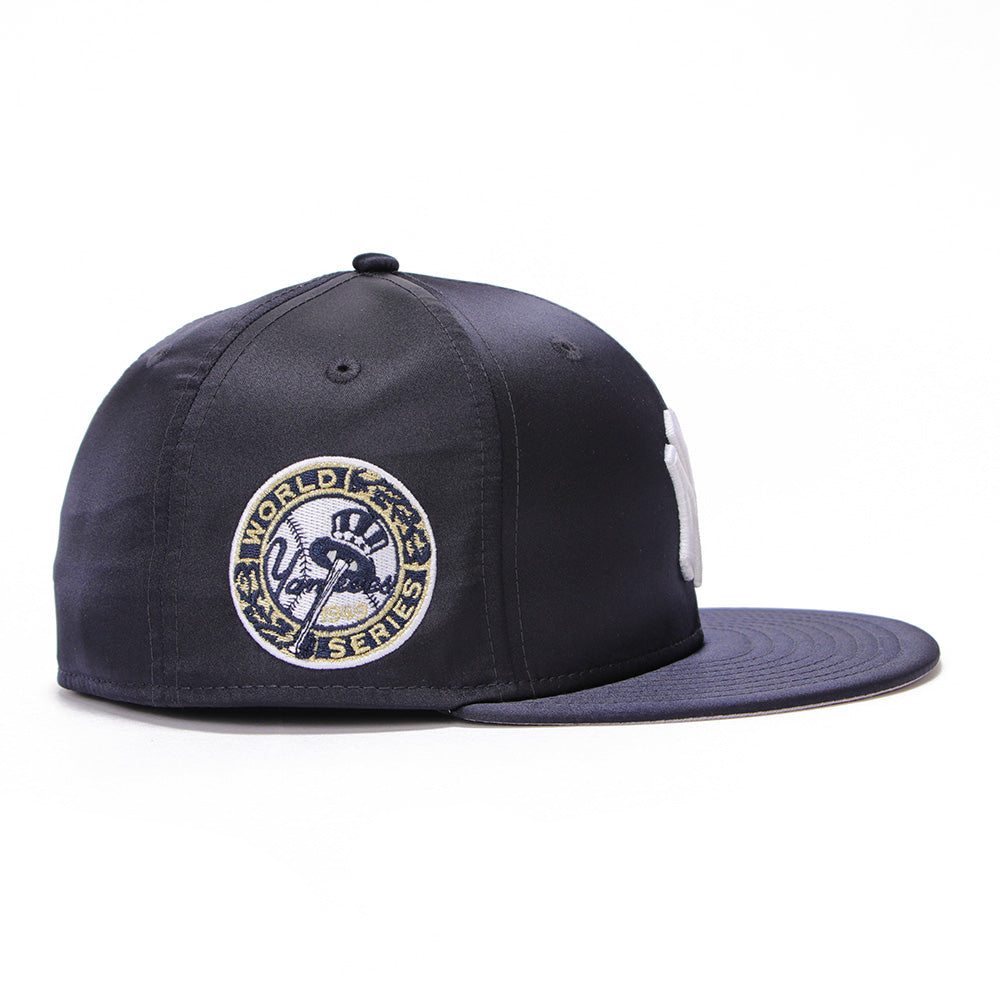 New York Yankees Satin Navy 59FIFTY Fitted Cap
