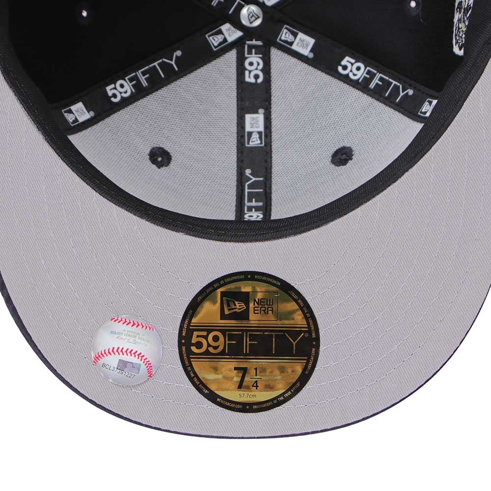 New York Yankees Satin Navy 59FIFTY Fitted Cap