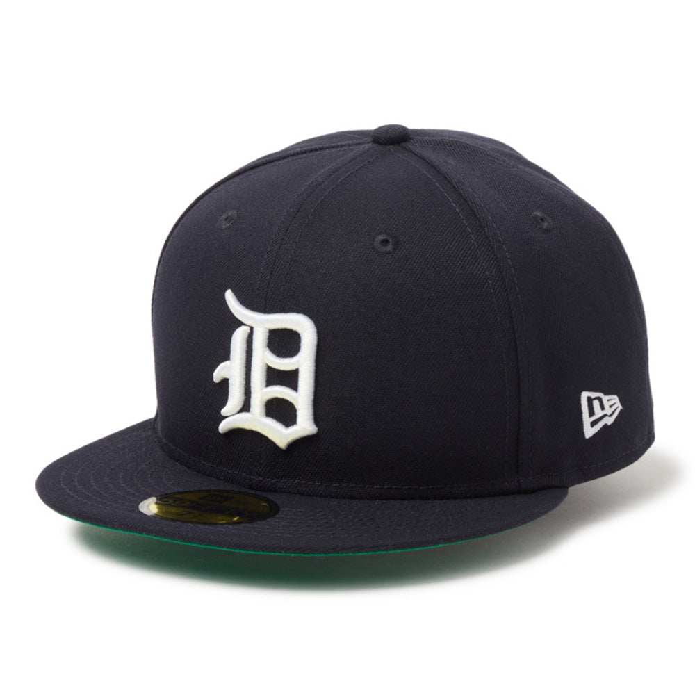Detroit Tigers Old English Navy 59FIFTY Fitted Cap