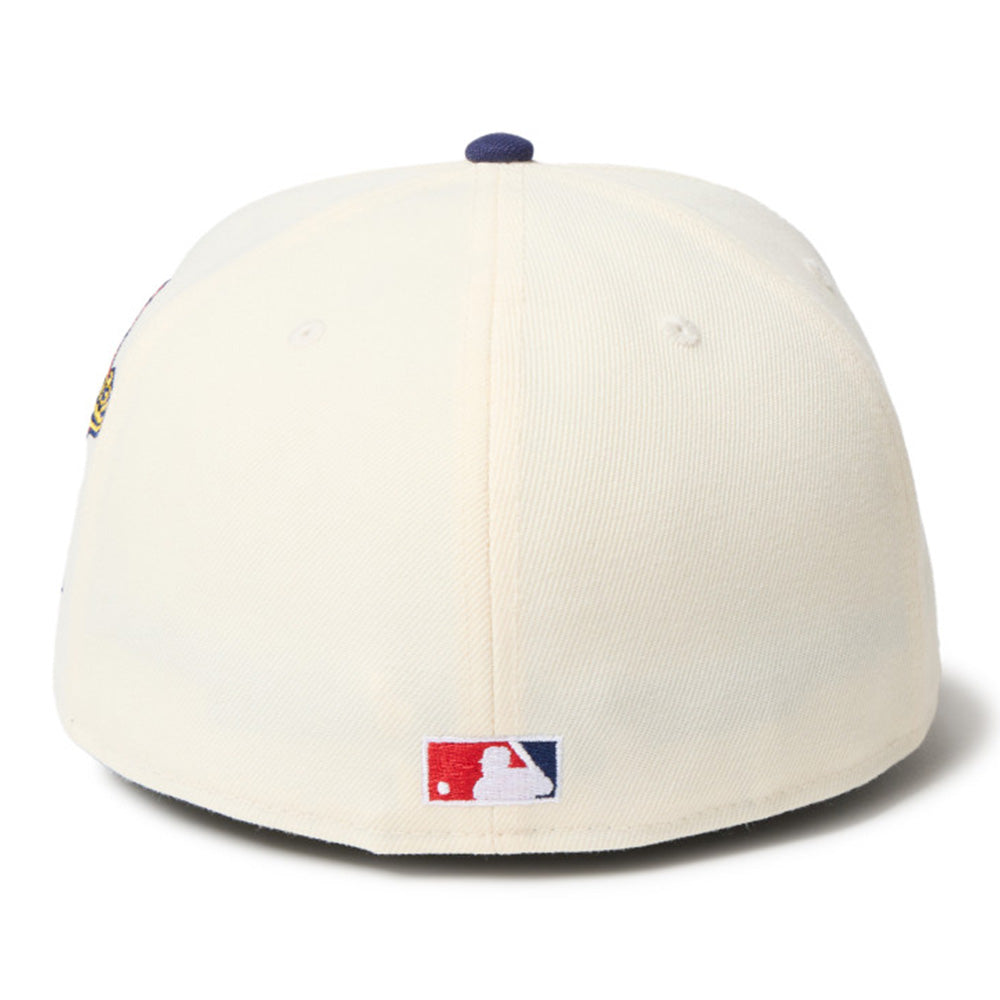 New Era ATlanta Braves Two Tone Chrome White 59FIFTY Fitted Cap