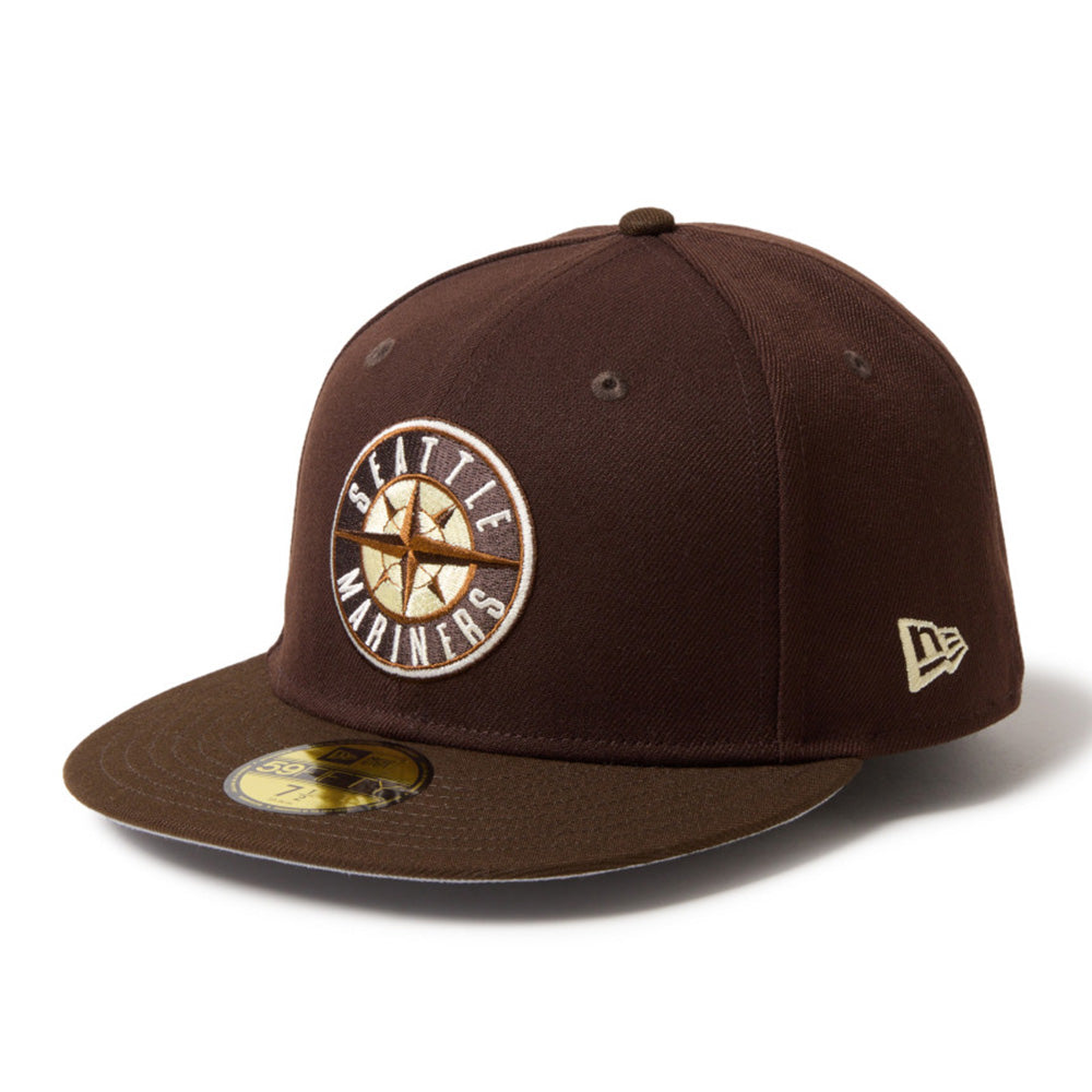 New Era Seattle Mariners Cold Brew Brown 59FIFTY Fitted Cap