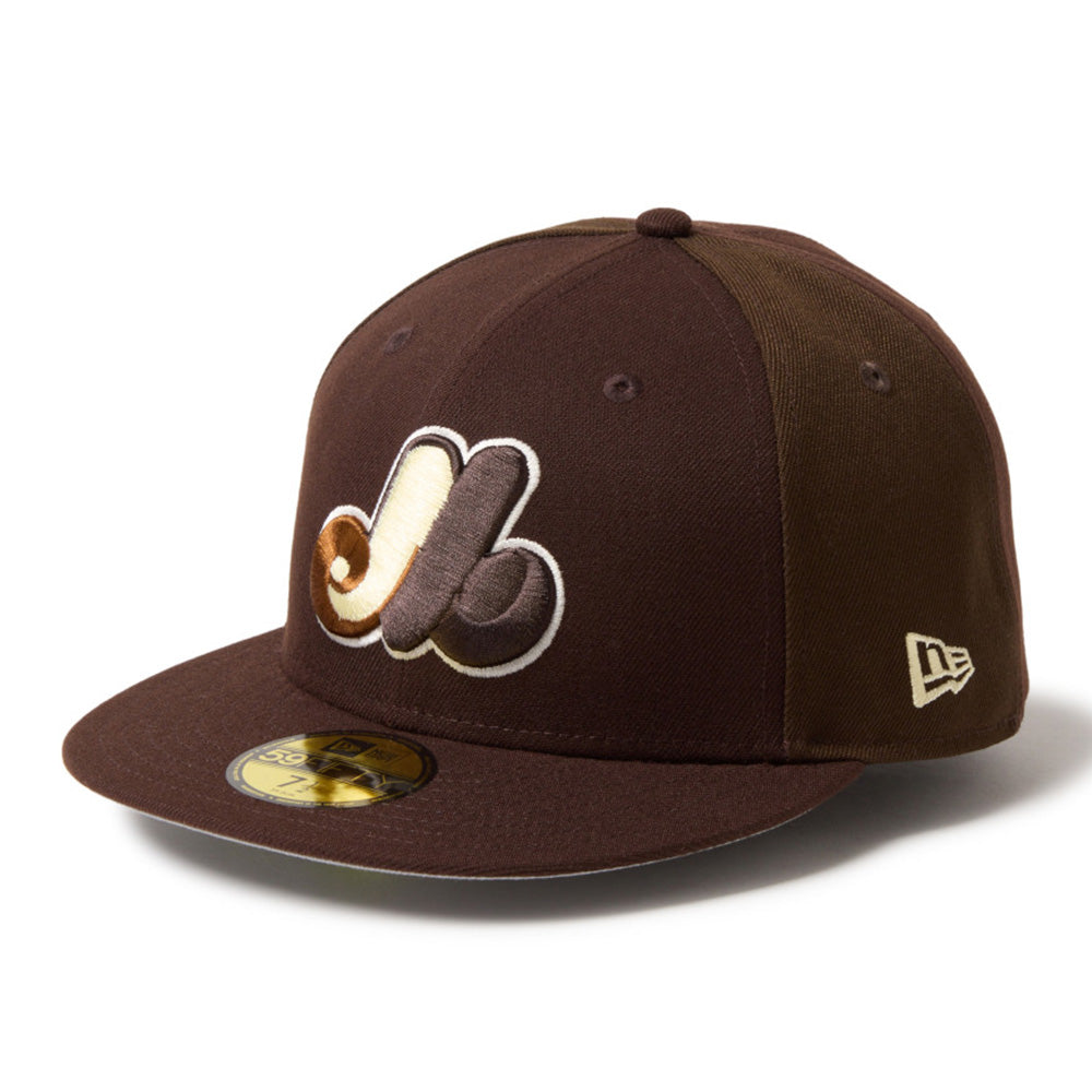 New Era Montreal Expos Cold Brew Brown 59FIFTY Fitted Cap