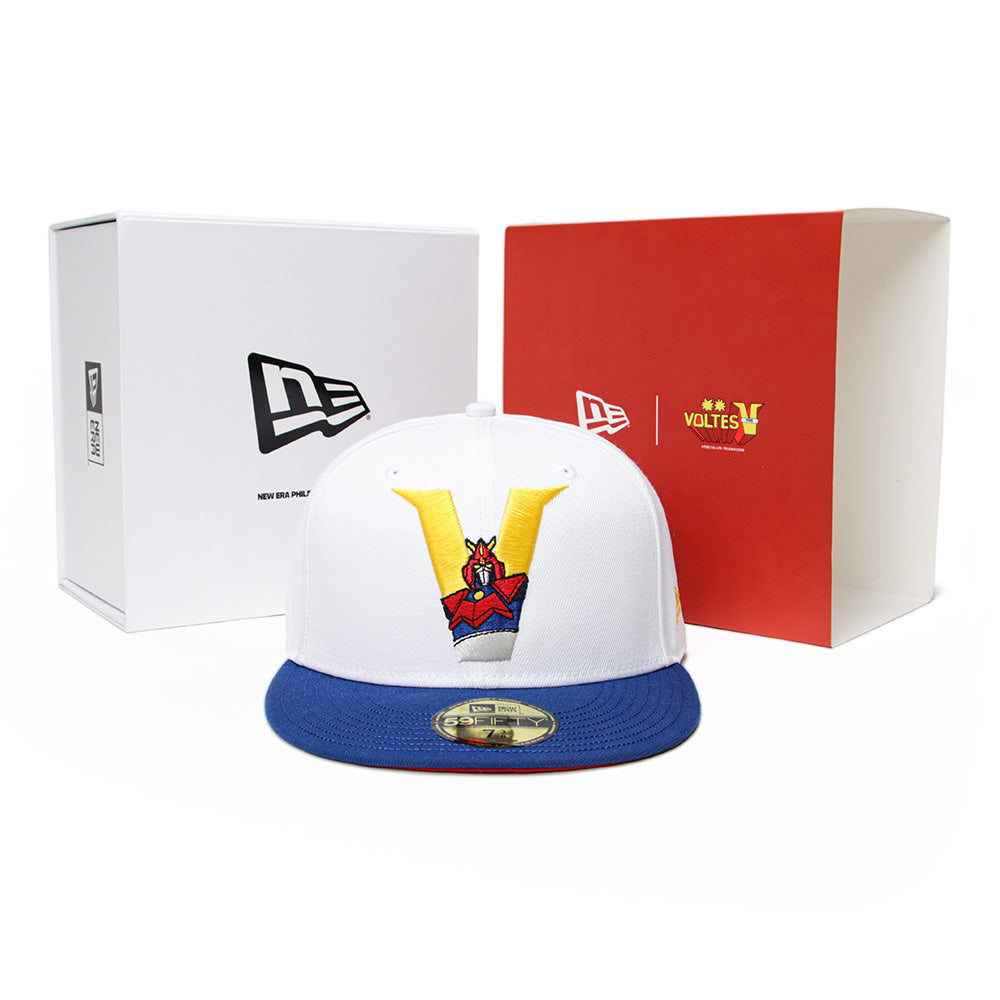 New Era x Voltes V White Light Royal 59FIFTY Fitted Cap (PH Exclusive)