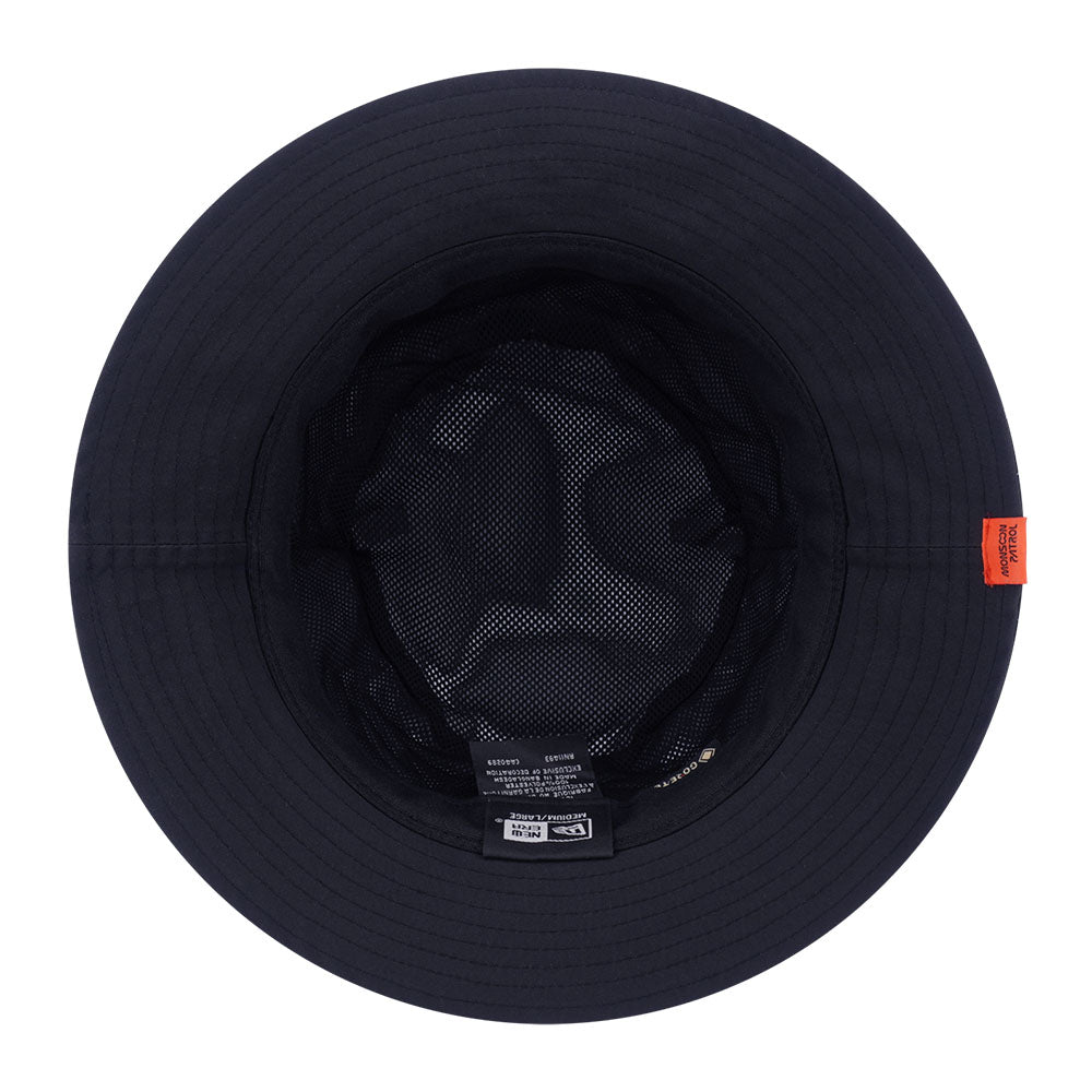 New Era x Monsoon Patrol Black Bucket Hat