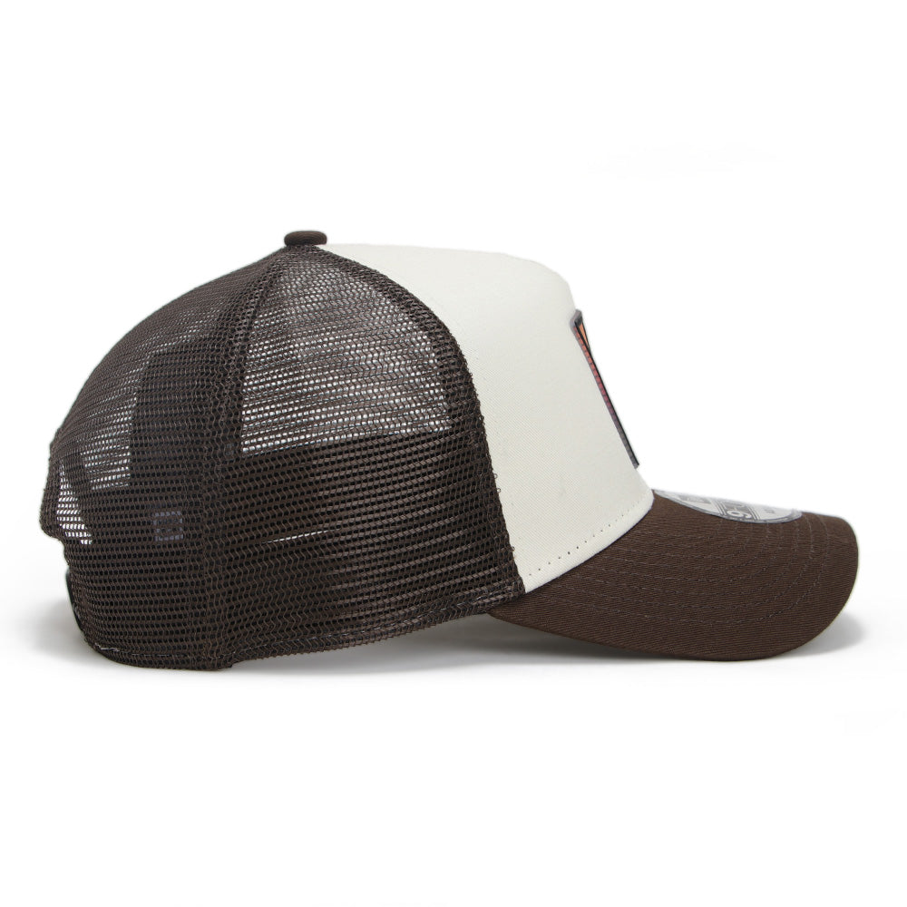 New Era Rizal Monument PH Exclusive Chrome White Walnut 9FORTY A-Frame Trucker Snapback Cap