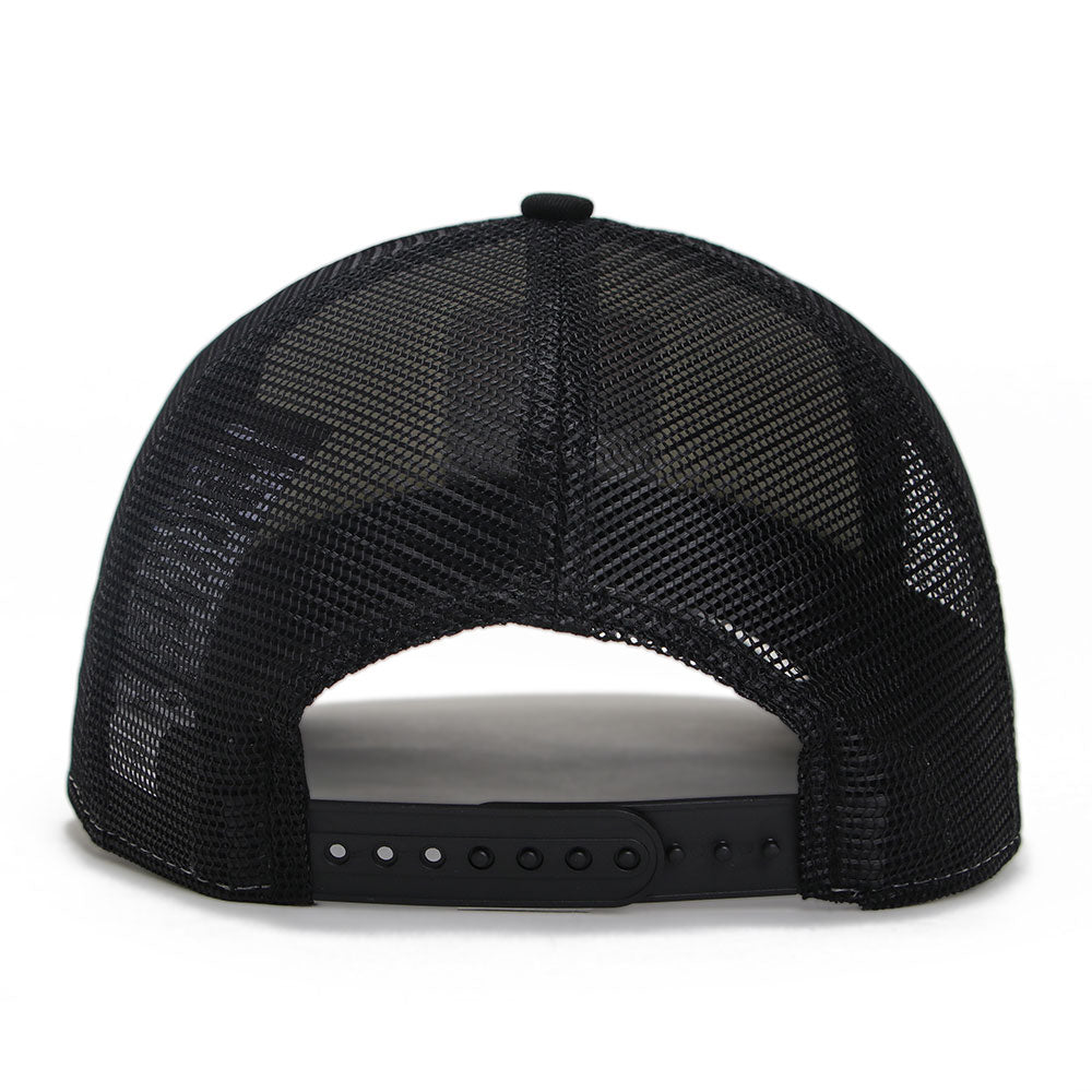 New Era Kalesa PH Exclusive Chrome White Black 9FORTY A-Frame Trucker Snapback Cap