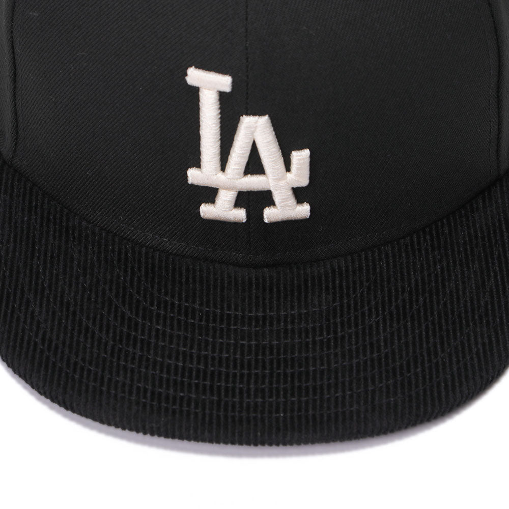 New Era Los Angeles Dodgers Corduroy Black Seasonal Core 9FIFTY Snapback Cap