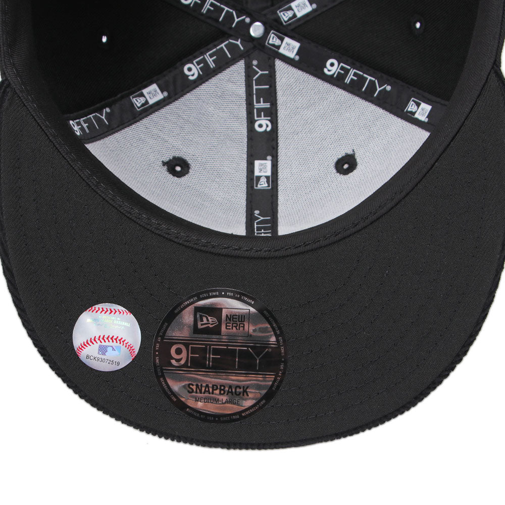 New Era Los Angeles Dodgers Corduroy Black Seasonal Core 9FIFTY Snapback Cap