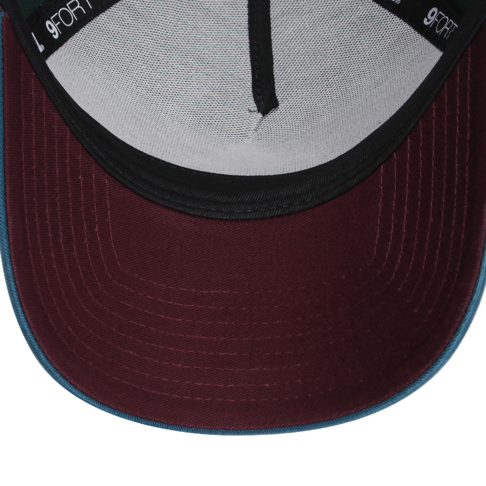 New Era Script Seasonal Core Dark Green Cadet Blue 9FORTY Adjustable Cap (PH EXCLUSIVE)