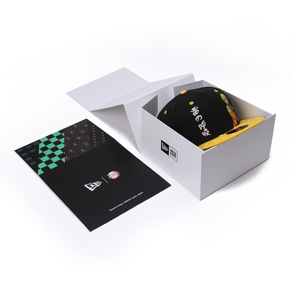 New Era x Demon Slayer Zenitsu Agatsuma Black Canary Yellow 9FIFTY Snapback Cap (PH Exclusive)