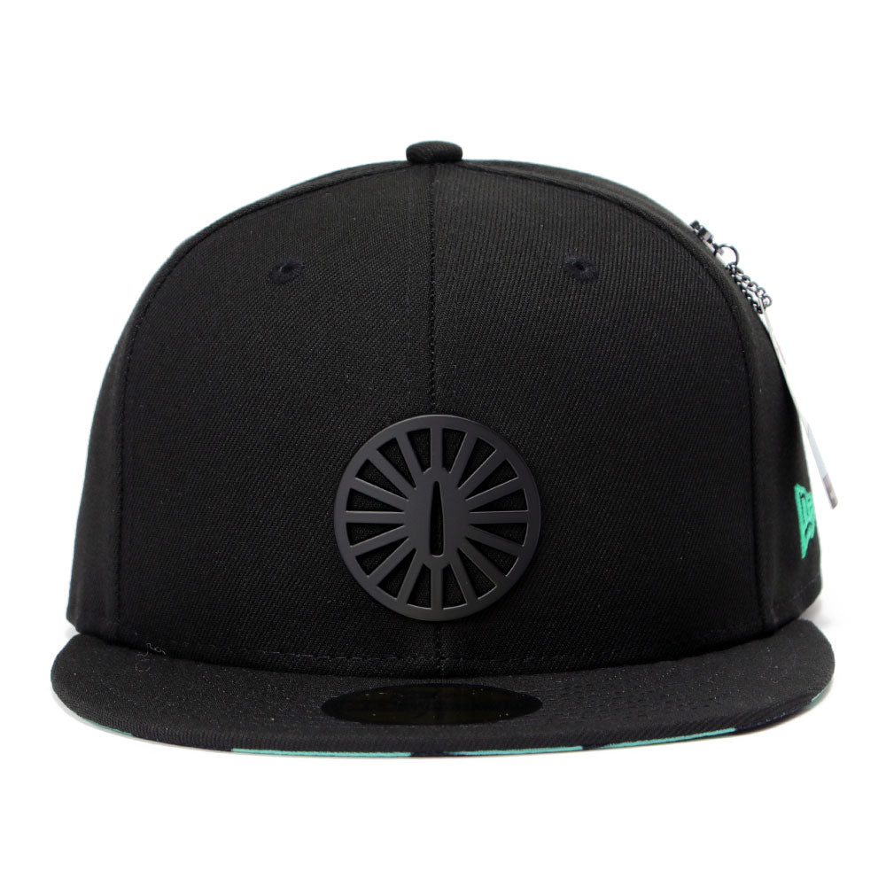 New Era x Demon Slayer Tanjiro Hanafuda earrings Black 59FIFTY Fitted Cap (PH Exclusive)