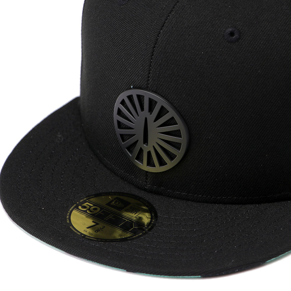 New Era x Demon Slayer Tanjiro Hanafuda earrings Black 59FIFTY Fitted Cap (PH Exclusive)