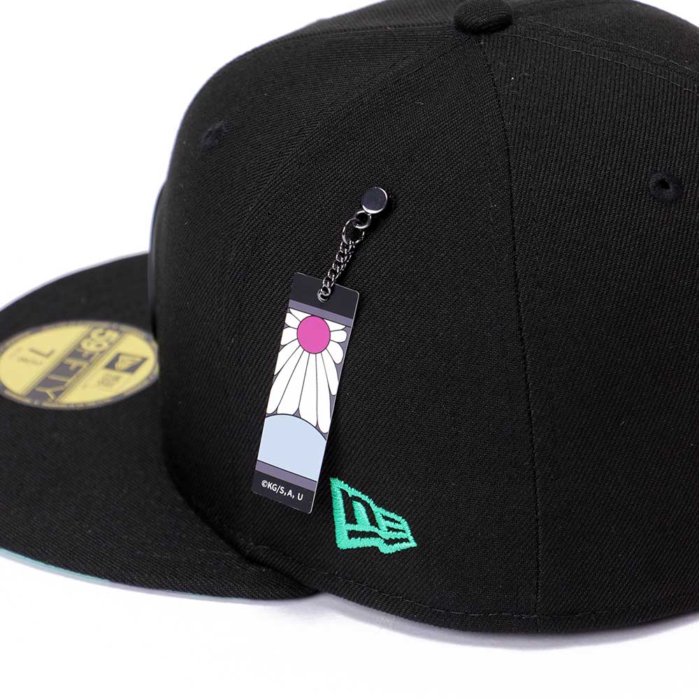 New Era x Demon Slayer Tanjiro Hanafuda earrings Black 59FIFTY Fitted Cap (PH Exclusive)