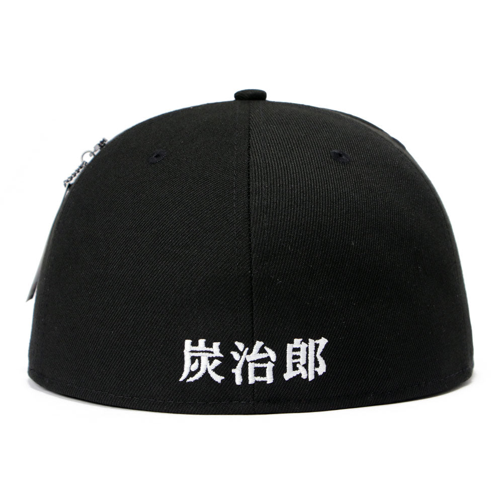 New Era x Demon Slayer Tanjiro Hanafuda earrings Black 59FIFTY Fitted Cap (PH Exclusive)