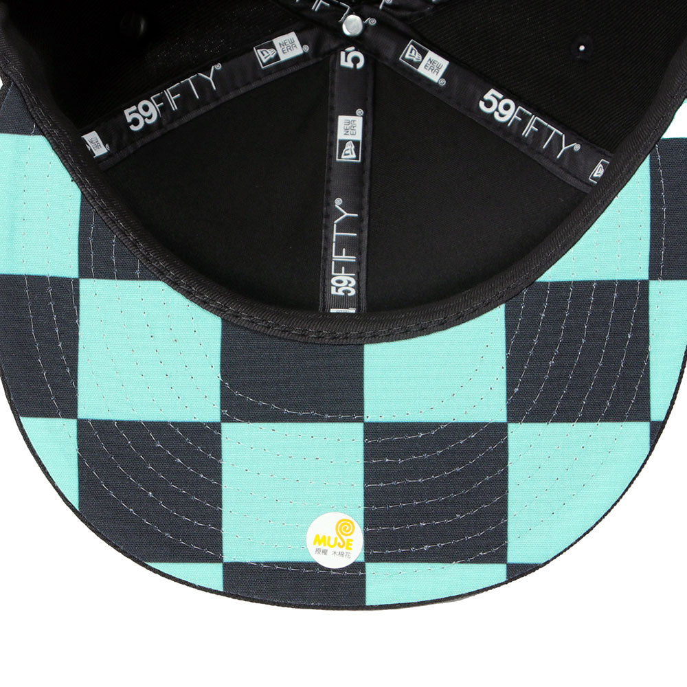 New Era x Demon Slayer Tanjiro Hanafuda earrings Black 59FIFTY Fitted Cap (PH Exclusive)
