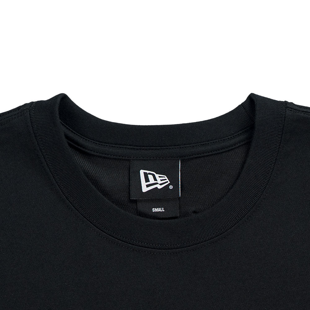 New Era New York Yankees Patchwork Graphic Black Oversized Short Sleeve T-Shirt