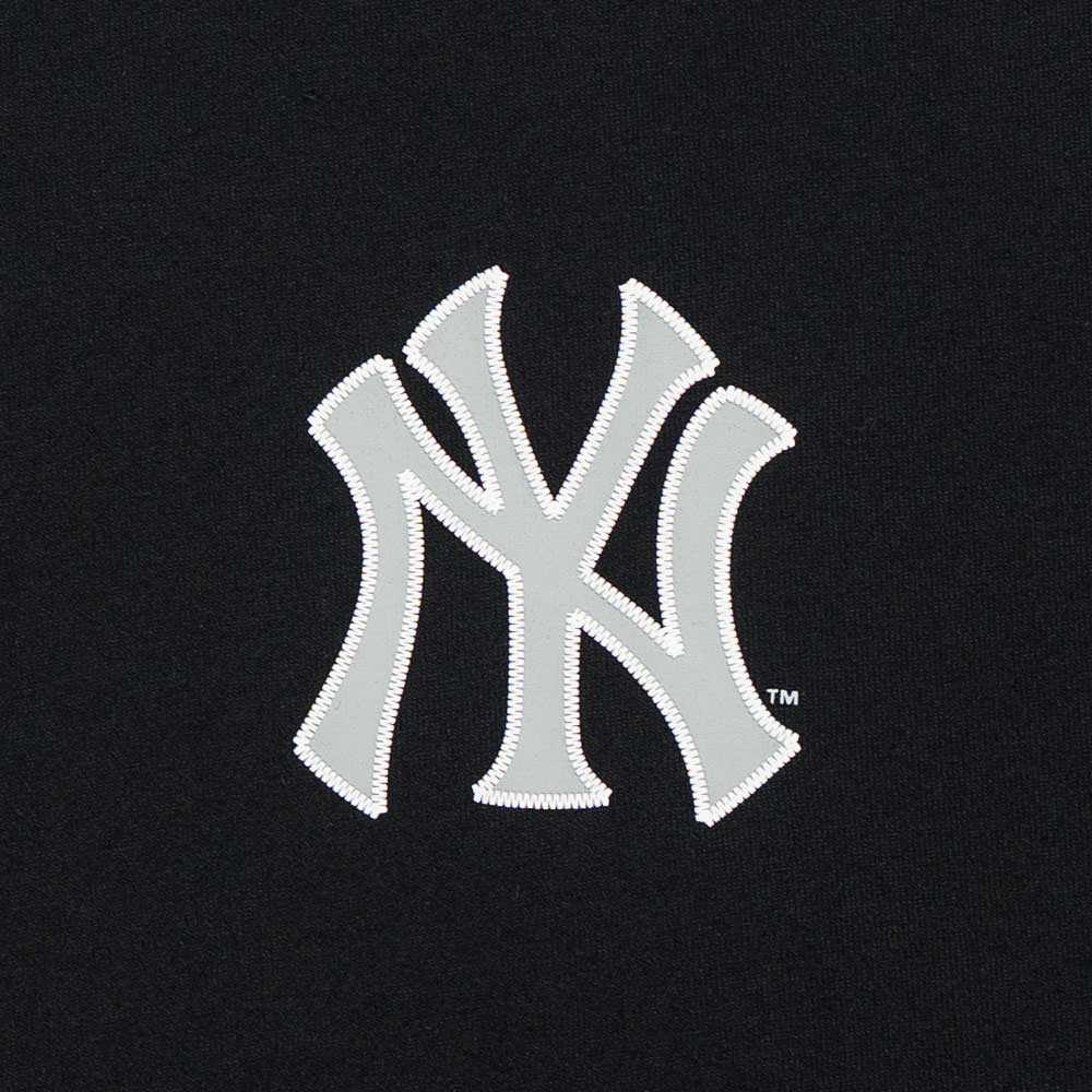 New Era New York Yankees Patchwork Graphic Black Oversized Short Sleeve T-Shirt