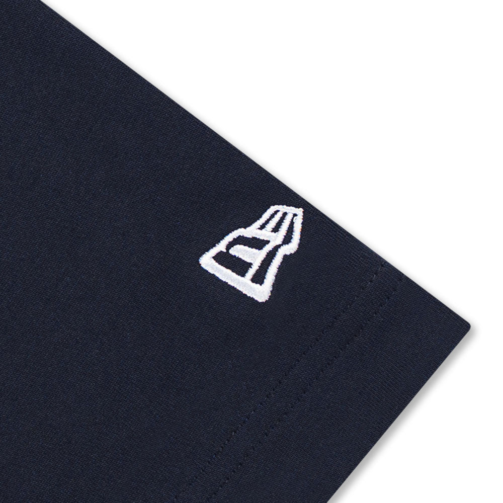 New Era New York Yankees Patchwork Graphic Black Oversized Short Sleeve T-Shirt