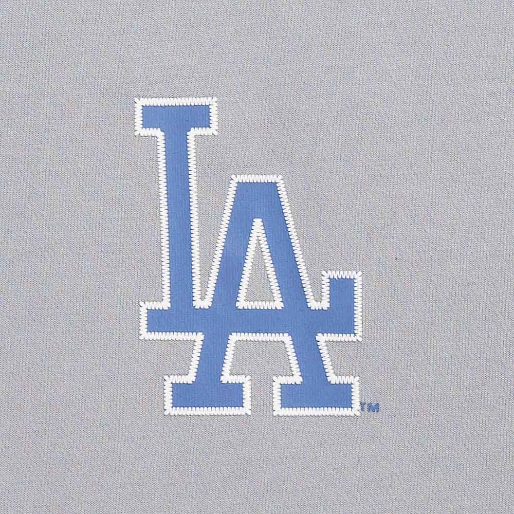 New Era Los Angeles Dodgers Patchwork Graphic Dolphine Grey Oversized Short Sleeve T-Shirt