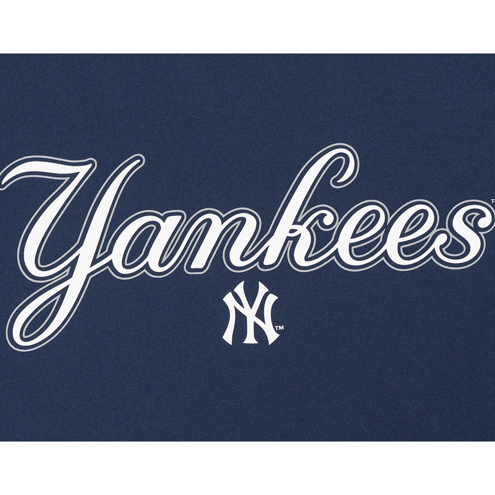 New Era New York Yankees Script Logo Oceanside Blue COOLERA Short Sleeve T-Shirt