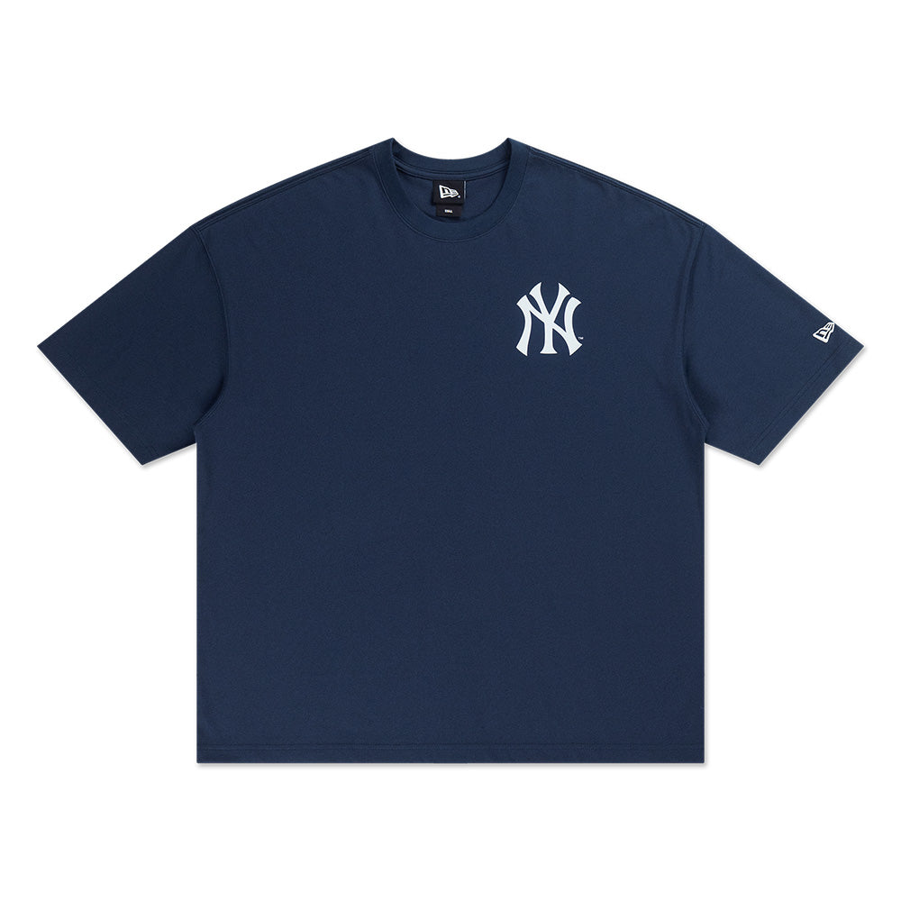 New Era New York Yankees Graphic Blue Oversized COOLERA Short Sleeve T-Shirt