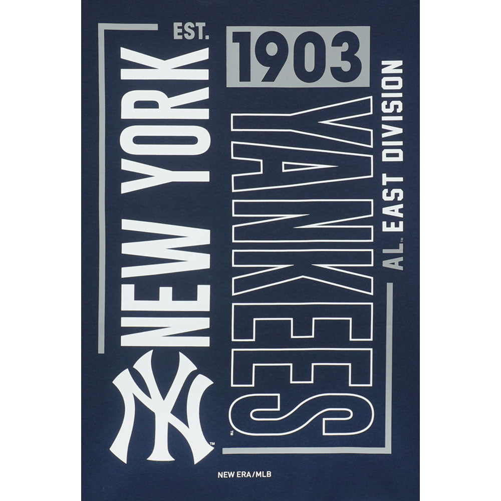 New Era New York Yankees Graphic Blue Oversized COOLERA Short Sleeve T-Shirt