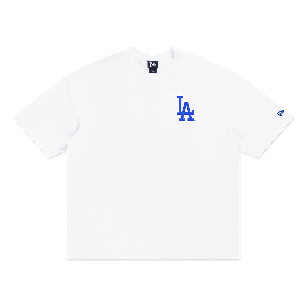 New Era Los Angeles Dodgers Graphic White Oversized COOLERA Short Sleeve T-Shirt