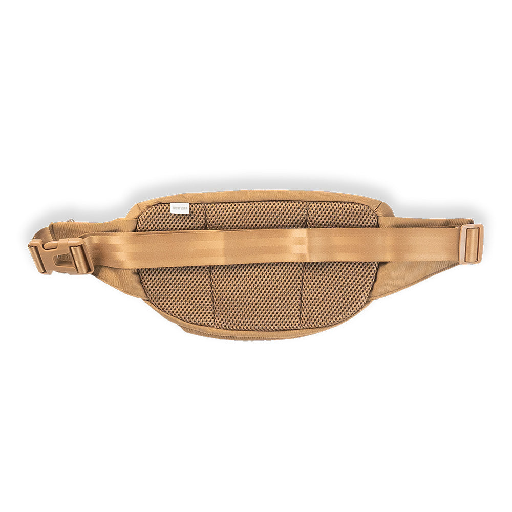 New Era Outdoor Mountain Logo SS26 Camel Suede Explorer Waist Bag