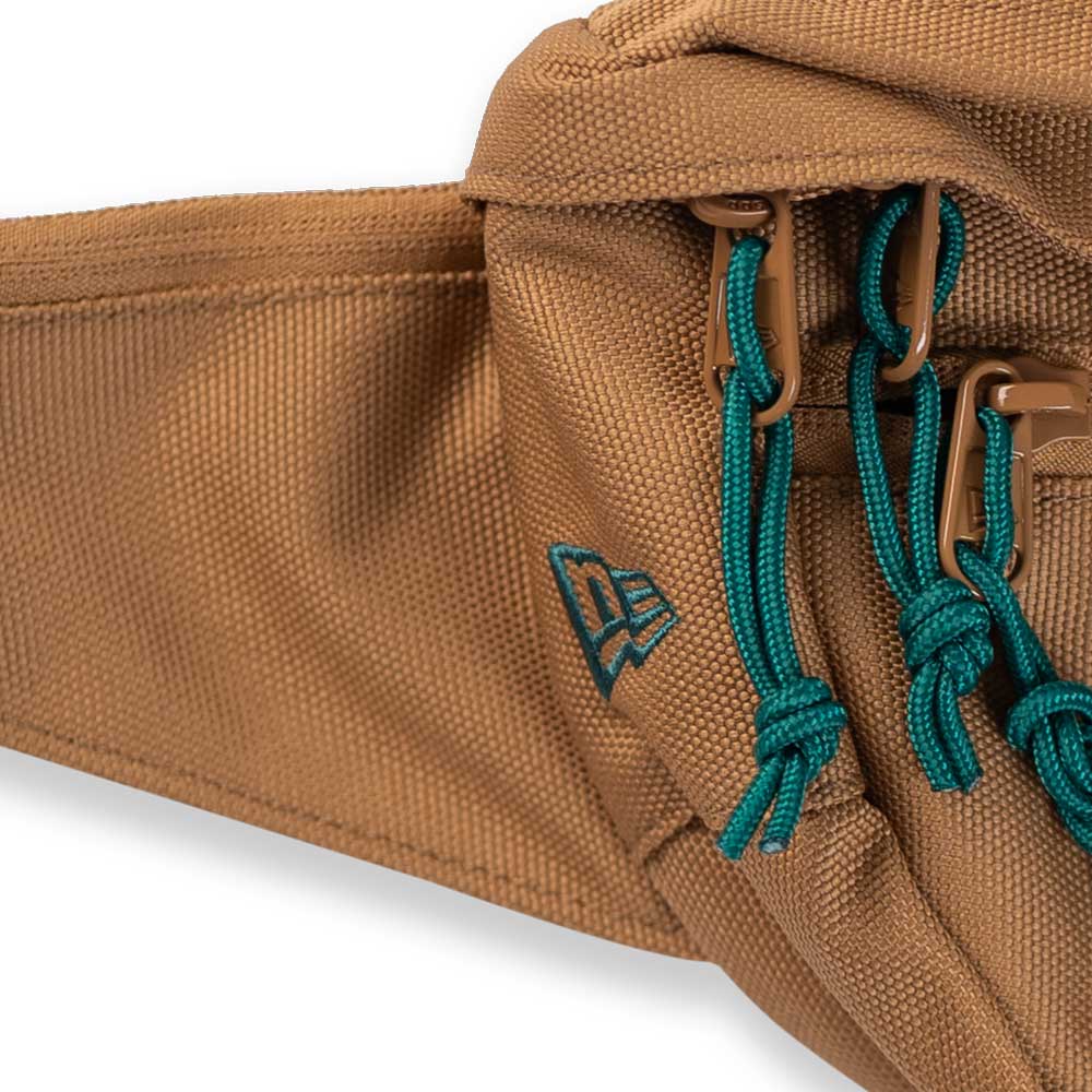 New Era Outdoor Mountain Logo SS26 Camel Suede Explorer Waist Bag