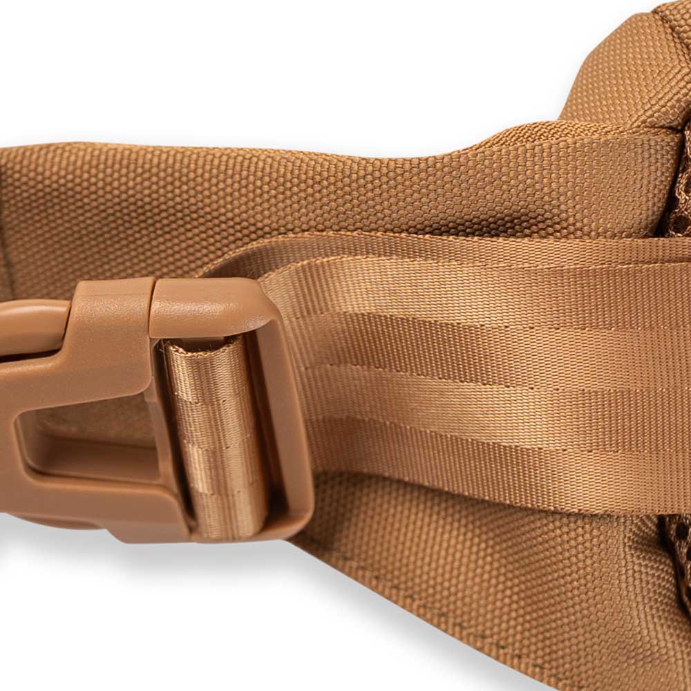 New Era Outdoor Mountain Logo SS26 Camel Suede Explorer Waist Bag