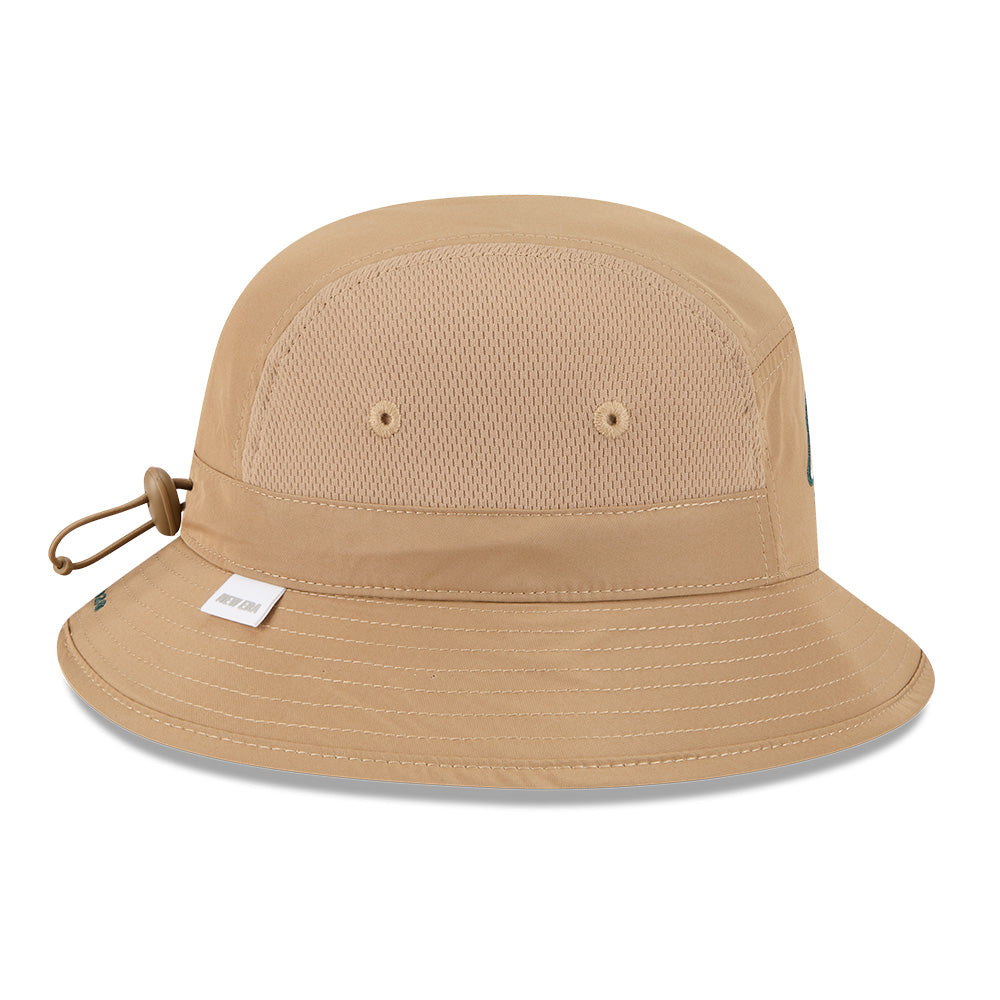 New Era Outdoor Mountain Logo SS26 Khaki Sports Bucket Hat