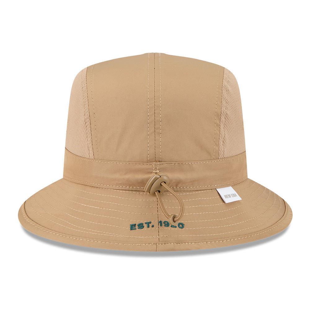New Era Outdoor Mountain Logo SS26 Khaki Sports Bucket Hat