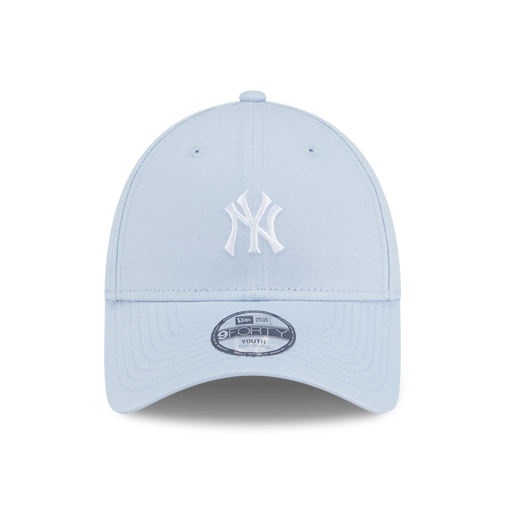 New Era New York Yankees Color Era SS26 Soft Blue Youth 9FORTY Adjustable Cap