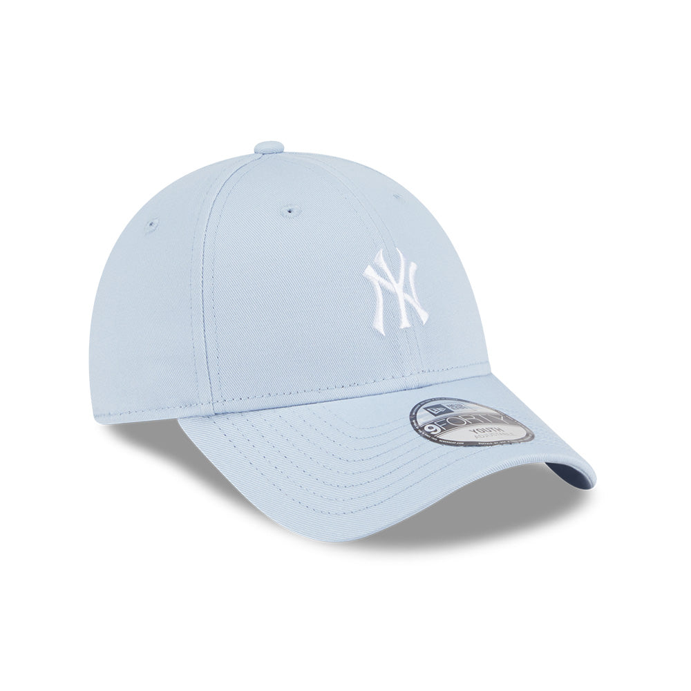 New Era New York Yankees Color Era SS26 Soft Blue Youth 9FORTY Adjustable Cap