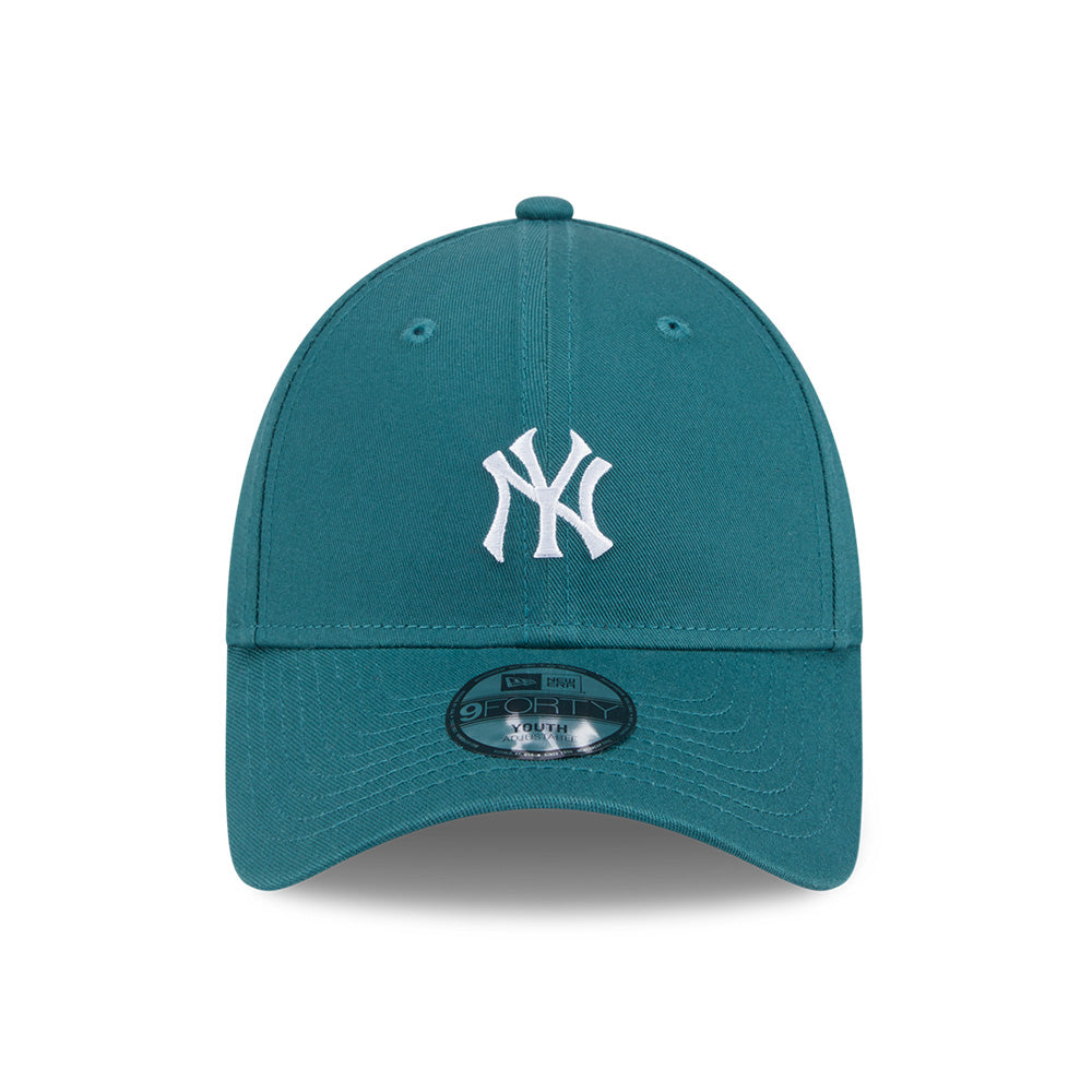 New Era New York Yankees Color Era SS26 Pine Needle Green Youth 9FORTY Adjustable Cap