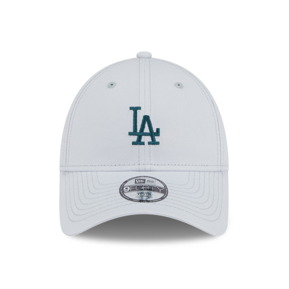 New Era Los Angeles Dodgers Color Era SS26 Silver Snow Youth 9FORTY Adjustable Cap