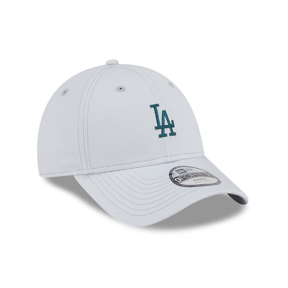 New Era Los Angeles Dodgers Color Era SS26 Silver Snow Youth 9FORTY Adjustable Cap