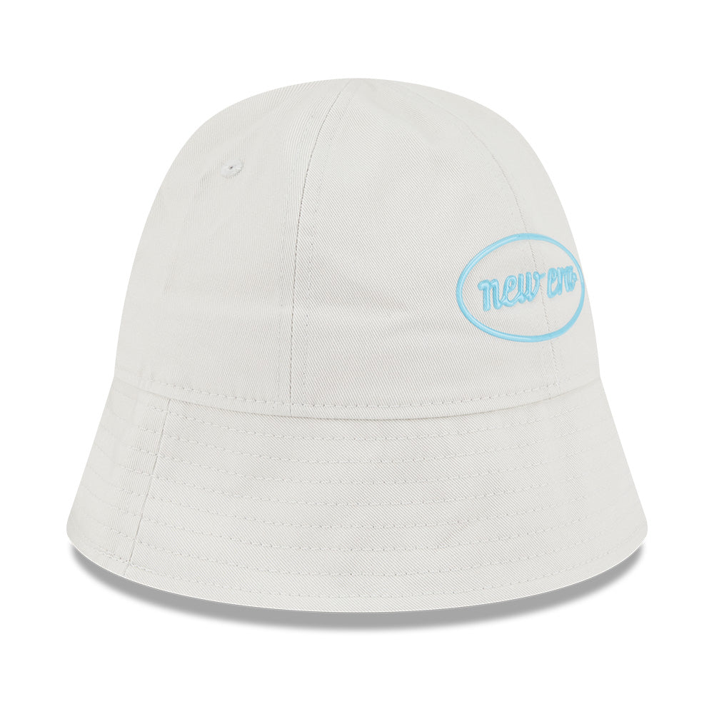 New Era Script Jelly Pack SS26 Vintage Stone Explorer Sailor Brim Bucket Hat