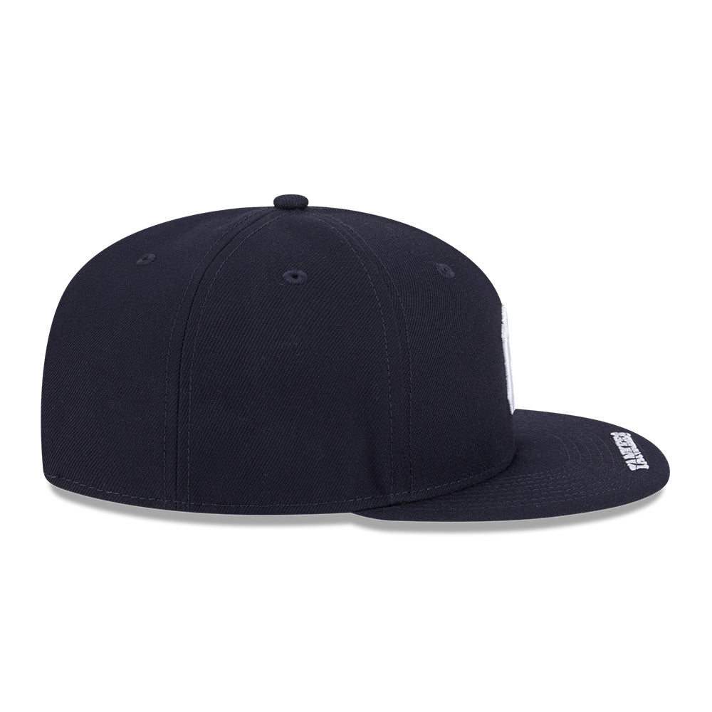 New Era New York Yankees Visor Wordmark Navy 9FIFTY Snapback Cap