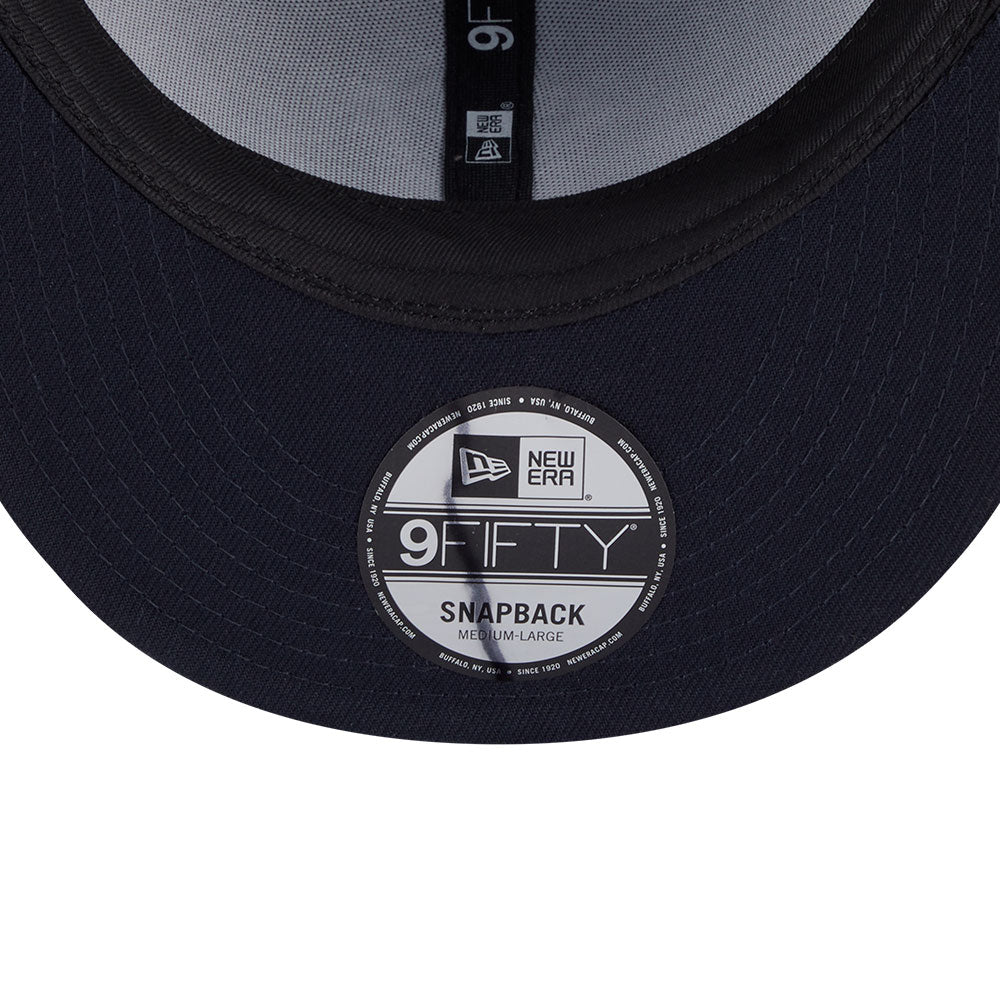 New Era New York Yankees Visor Wordmark Navy 9FIFTY Snapback Cap