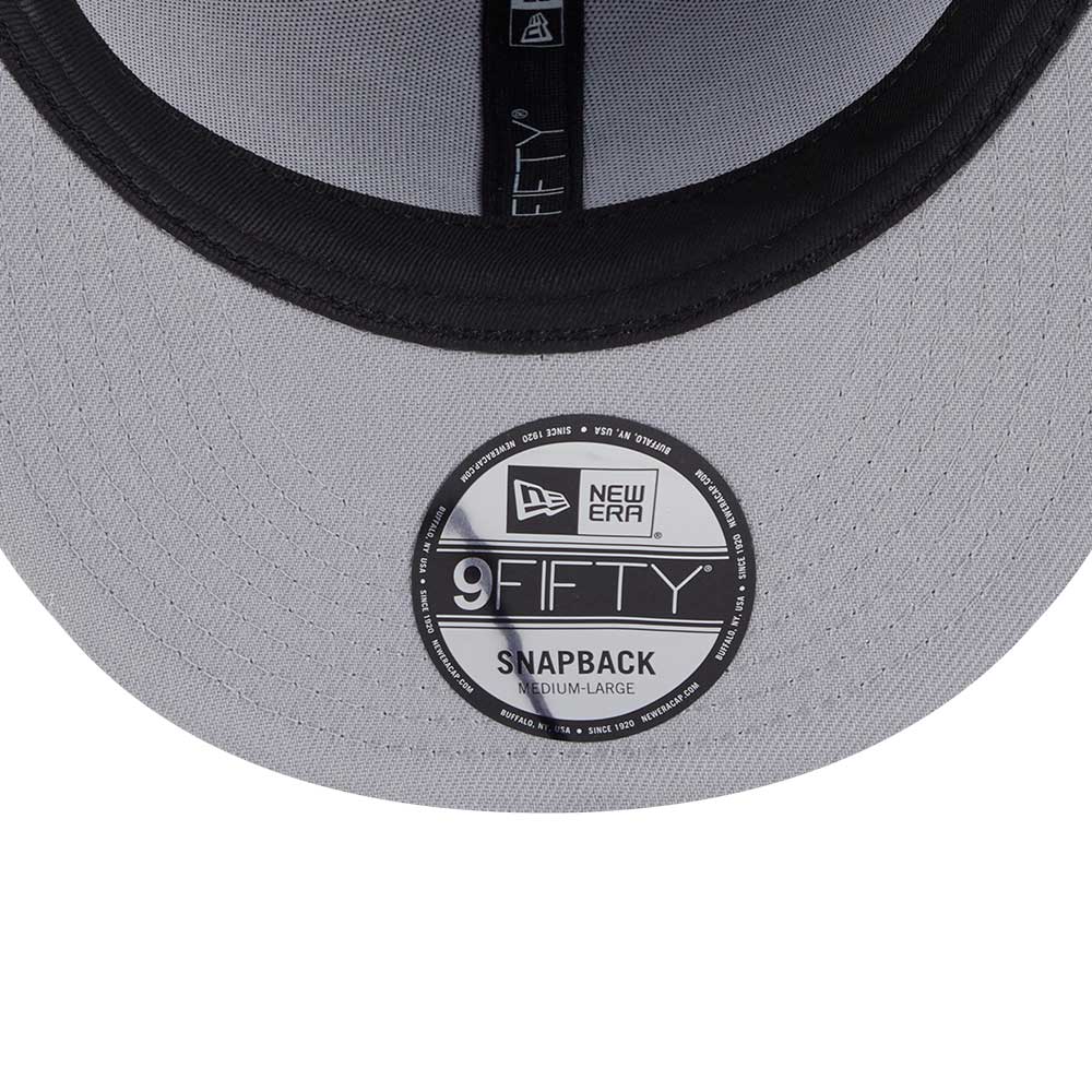 New Era Los Angeles Dodgers Visor Wordmark Grey 9FIFTY Snapback Cap