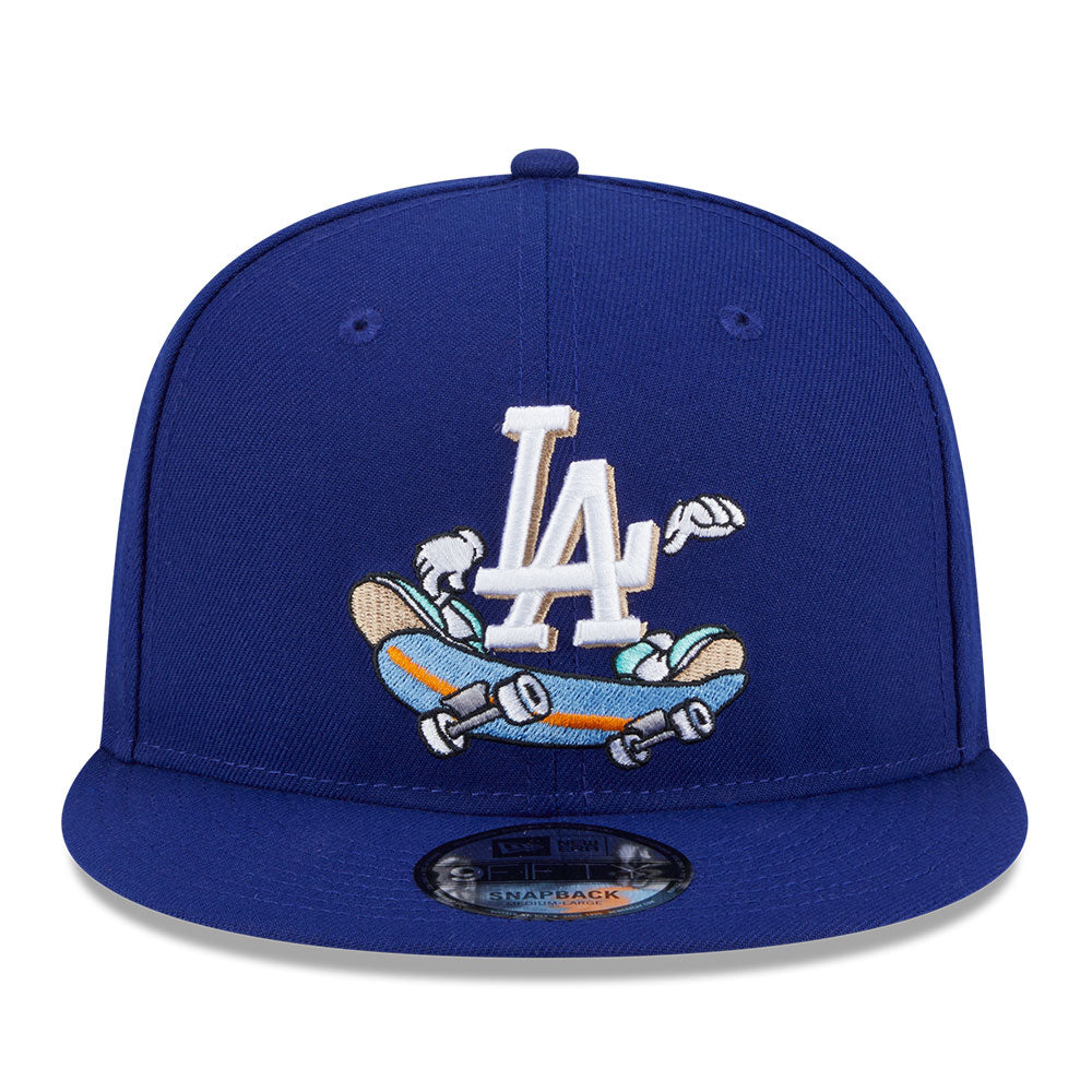 New Era Los Angeles Dodgers Cartoon Dark Royal 9FIFTY Snapback Cap