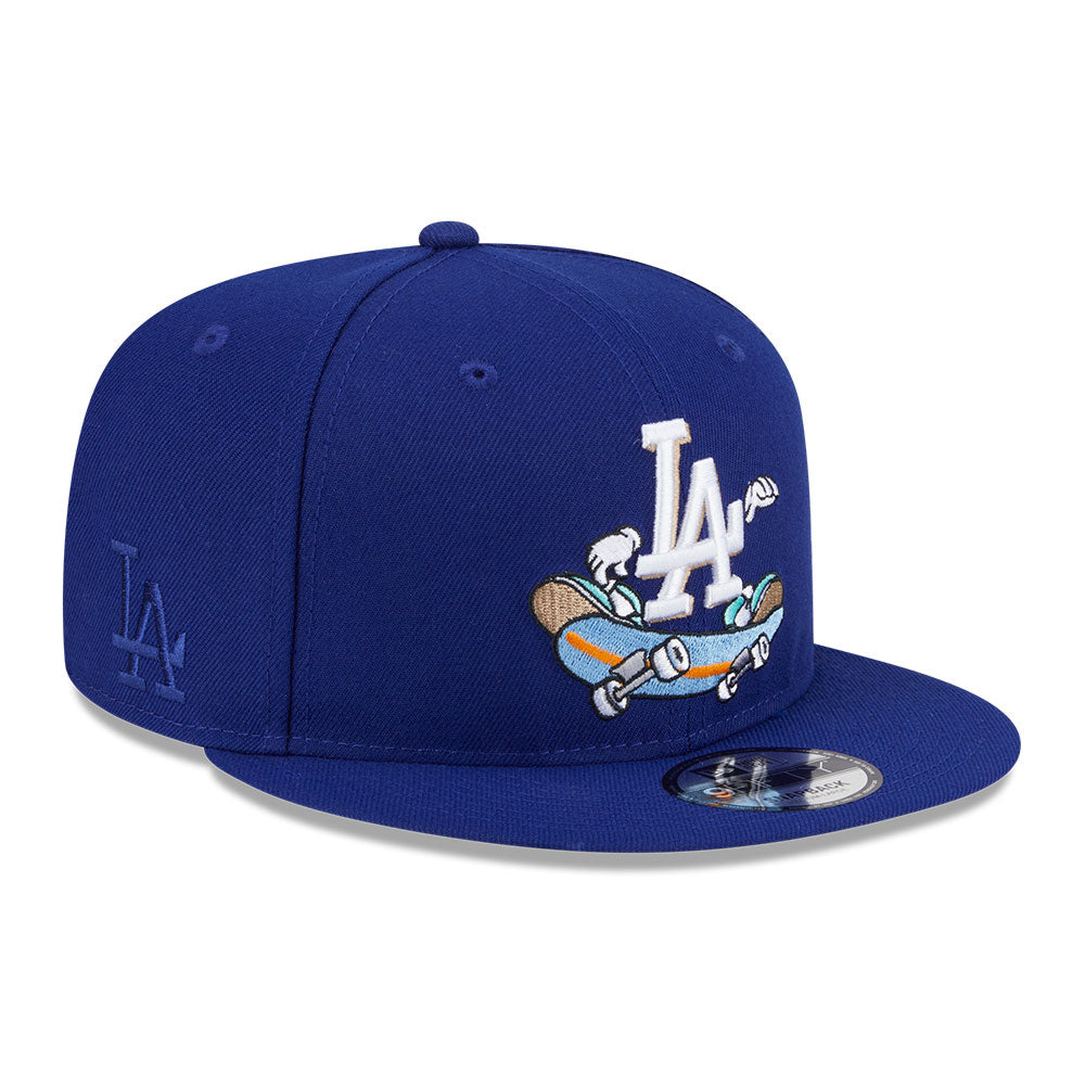 New Era Los Angeles Dodgers Cartoon Dark Royal 9FIFTY Snapback Cap