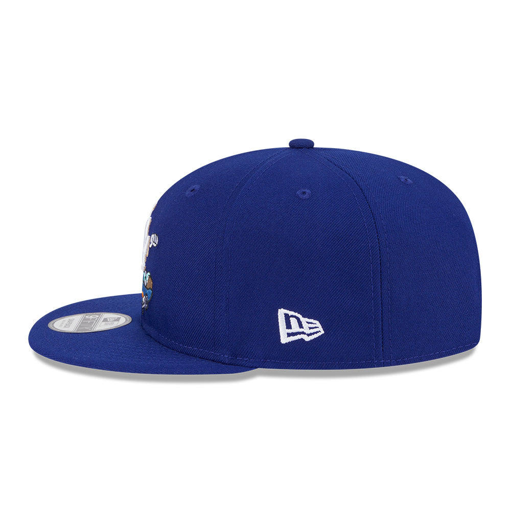 New Era Los Angeles Dodgers Cartoon Dark Royal 9FIFTY Snapback Cap