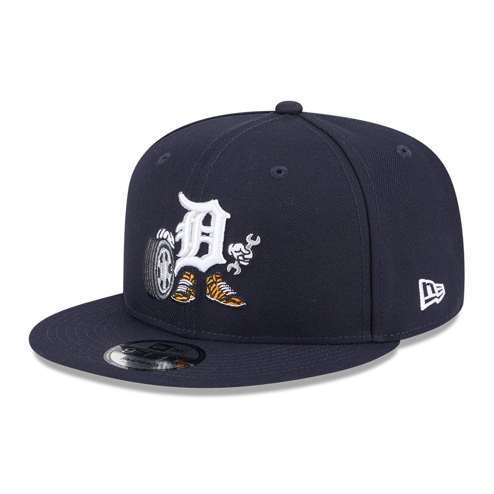 Detroit Tigers Major League Baseball Cartoon Navy 9FIFTY Snapback Cap
